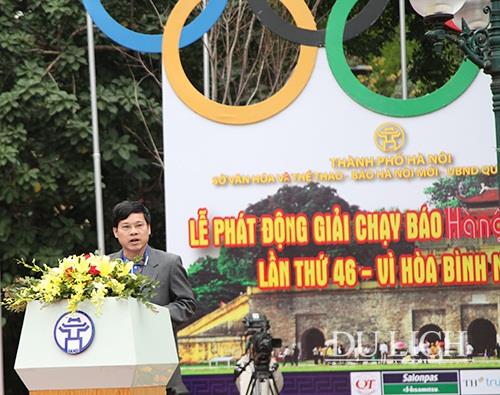 Phó Chủ tịch UBND TP Hà Nội Ngô Văn Quý phát biểu khai mạc